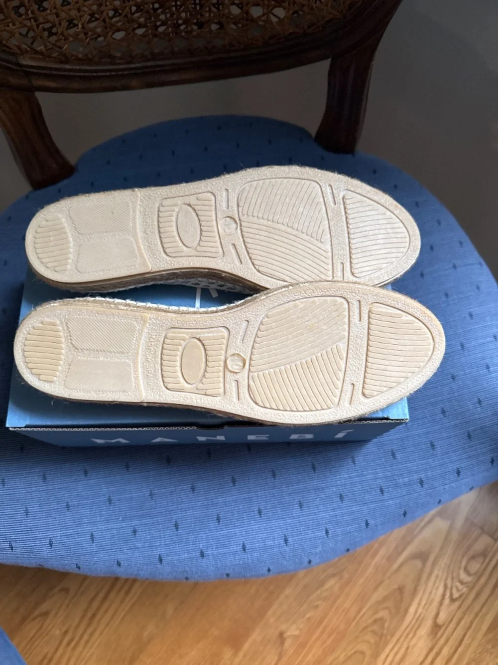 NWOT Manebi Cotton Net Ballet Espadrille size 40